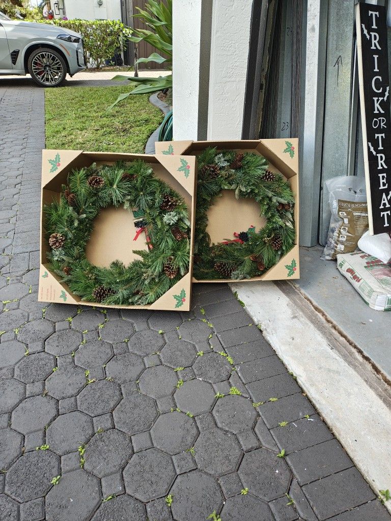 Coronas Navidenas Bellicimas Con Luces