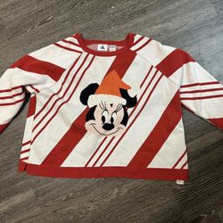 Minnie Mouse Disneyland Candy Came Sweater 2xl