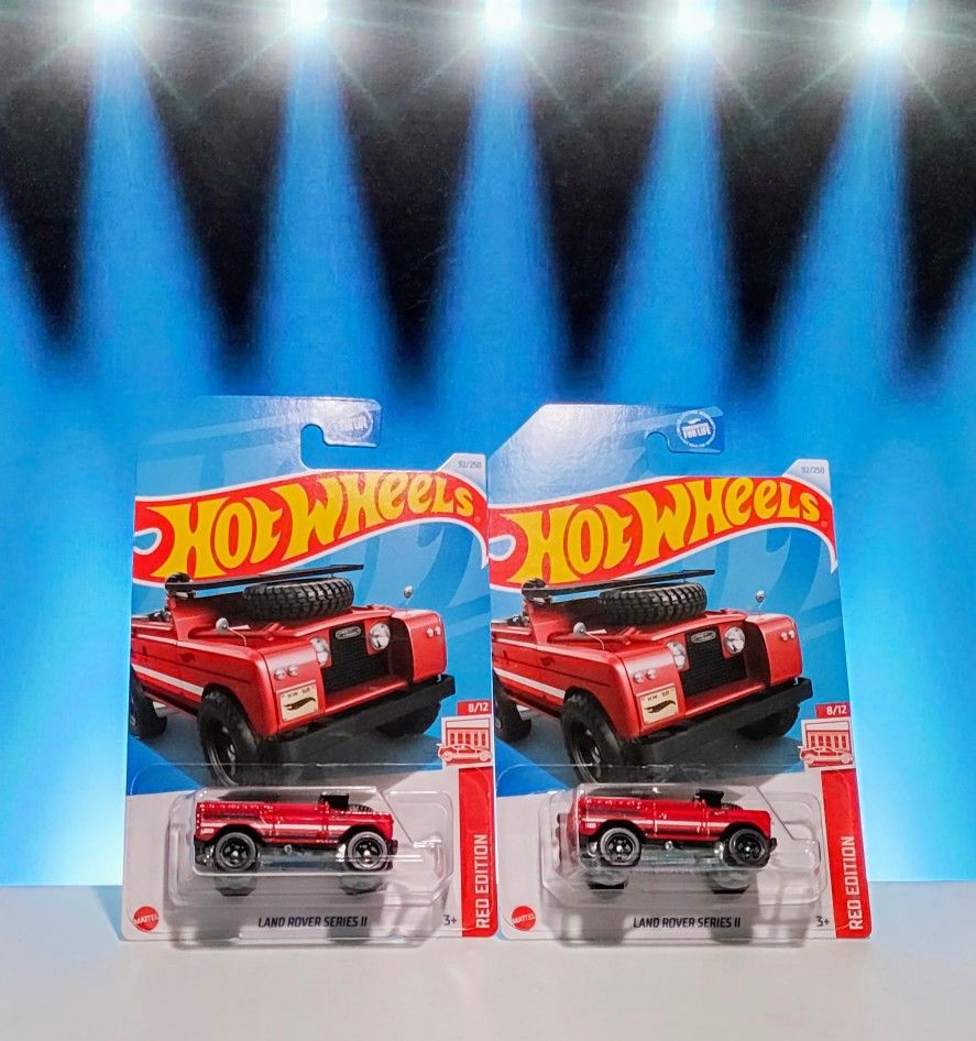 Hot Wheels Red Edition Land Rover $5 Each