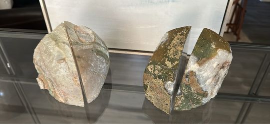 Natural Stone Bookends Set of 2 Pairs