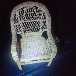 Small Doll Wicker Chair
