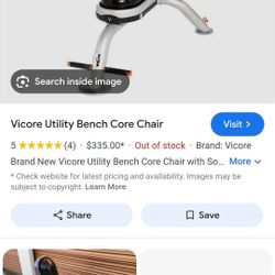 Vicore Core UTILITY Bench Exercise Equipment Sit Up Gym