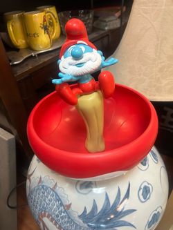 Papa Smurf Plastic Toy Figure