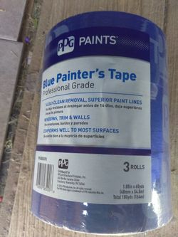 Blue painter tapes