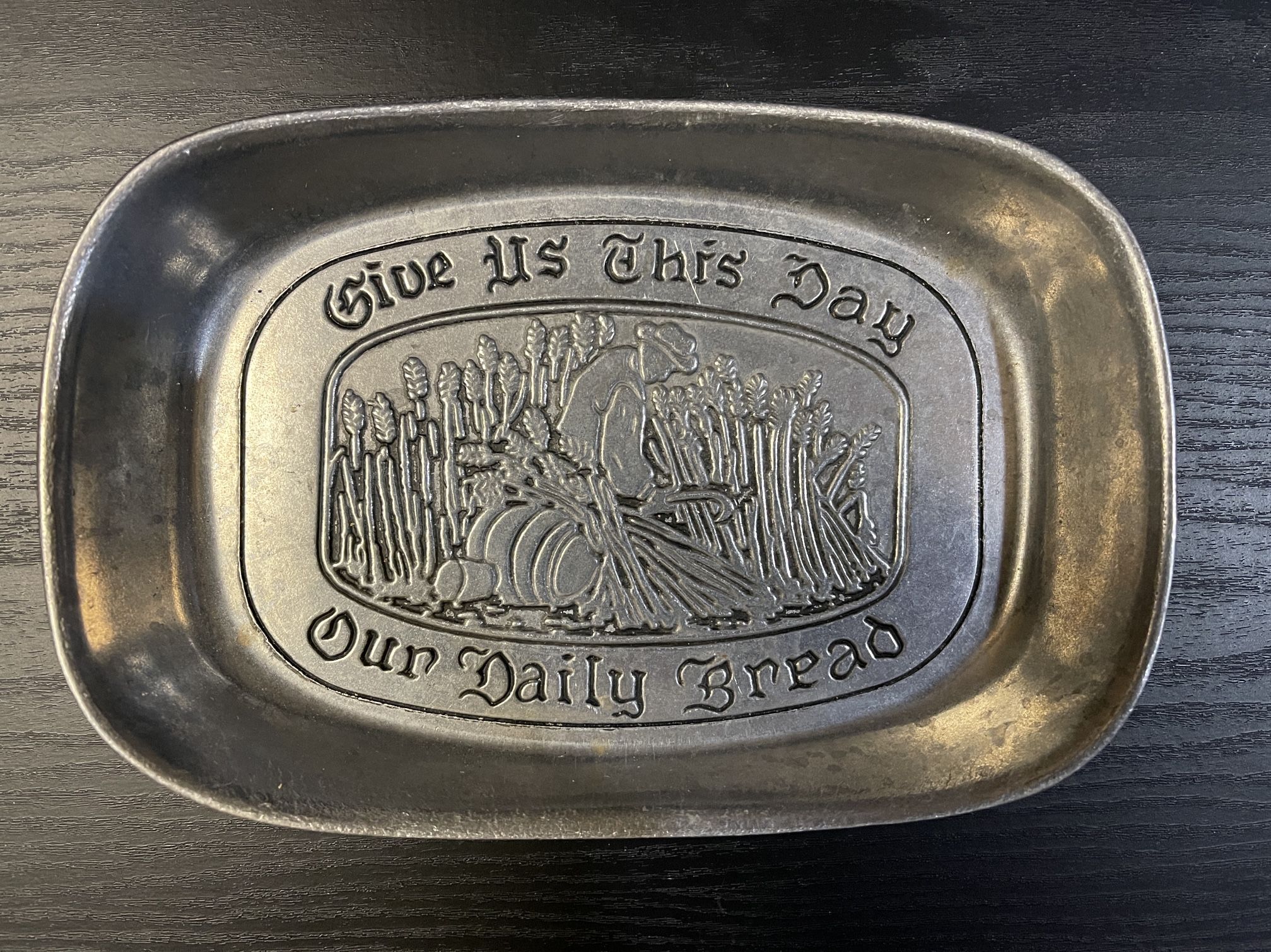 Wilton “Give Us This Day” Bread Platter