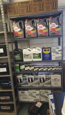 Auto parts and oil supplies