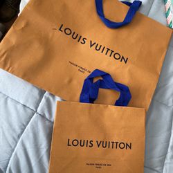 2 Louis Vuitton Gift Bags 