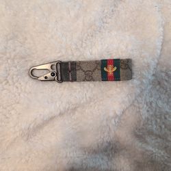 Upcycled Gucci Keychain Made With Real Gucci Material