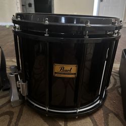 Pearl Marching Snare Drum - Black