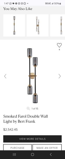 Wall mount lamp By Bert Frank