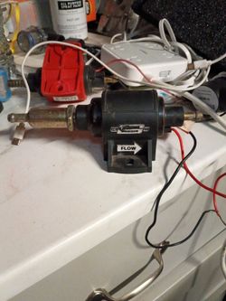 mr. Gasket Electric Inline Fuel Pump with Wiring