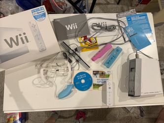 Nintendo Wii Sports Console Bundle w/ Original Box + Accessories