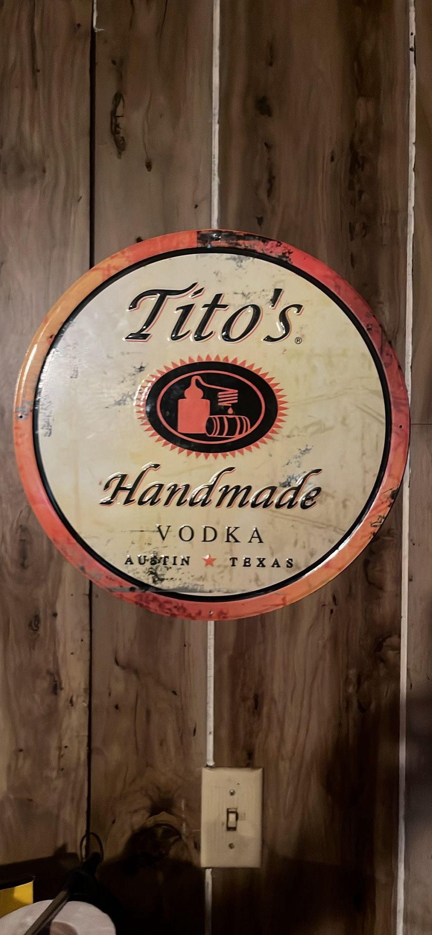 Metal Liquor store Sign