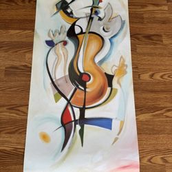 “Jammin' I”, Alfred Gockel, Offset Lithograph in Color, Print 19 1/2" x 39 1/4", COA