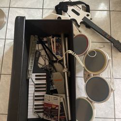 rockband and guitarhero wii