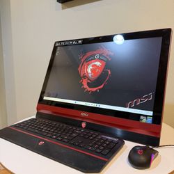 MSI i7/12gb Ram All In One PC Touchscreen Computer Windows 11 Pro With KB/Mouse
