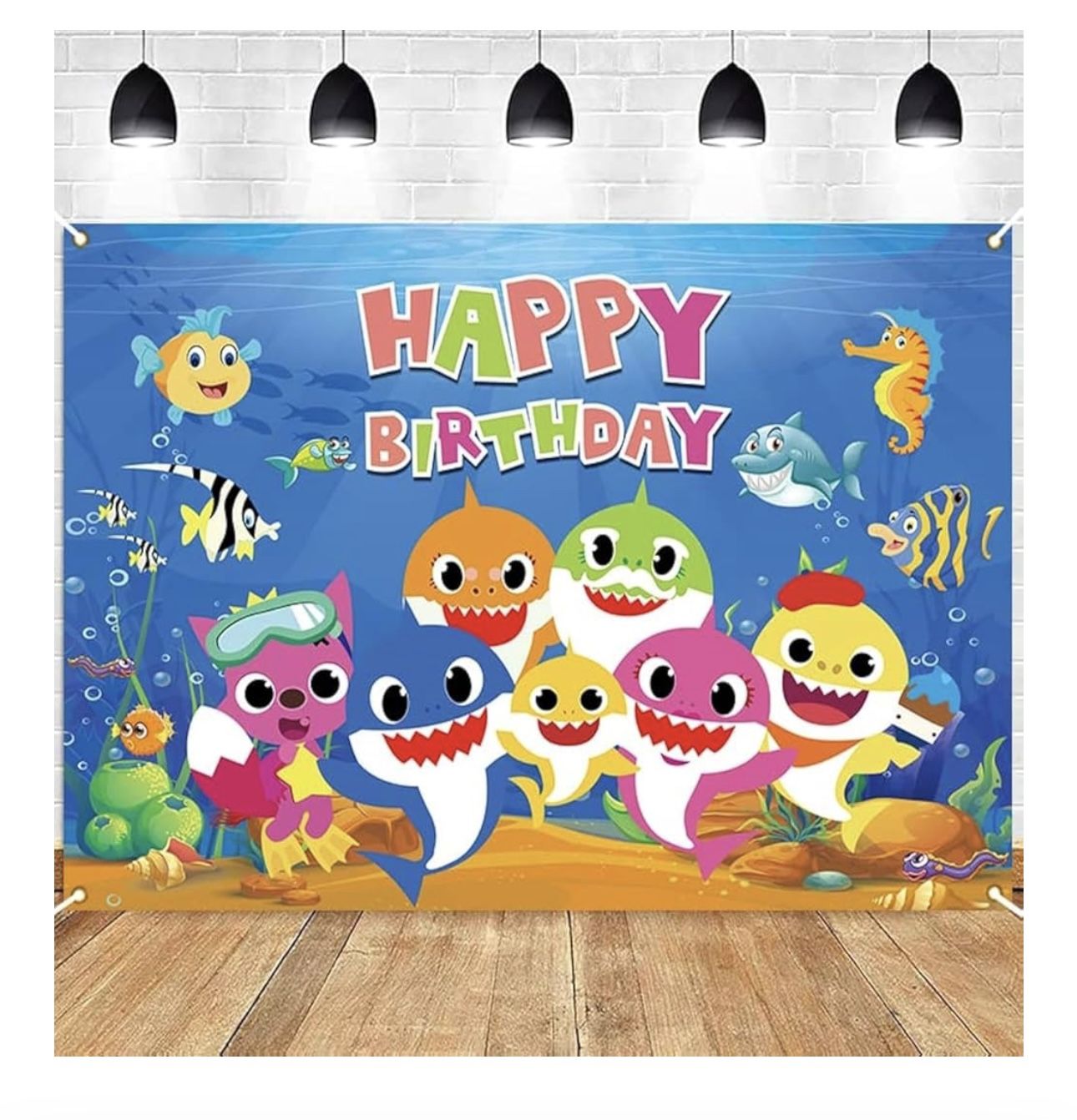 Baby Shark Ballon’s And Banner 