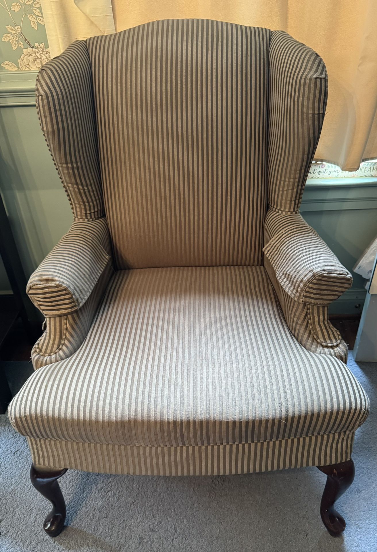 Traditional Accent Wingback Arm Chair