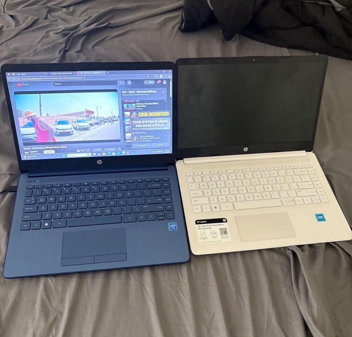 2 HP laptops Both New bargain Price all for only $200