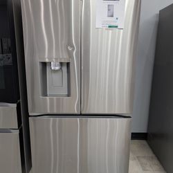 LG NEW OPENBOX 36” STAINLESS STEEL COUNTER DEPTH REFRIGERATOR 26CUFT WITH 4 TYPES OF ICE