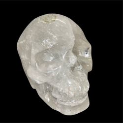 Clear Quartz Skull Carving 