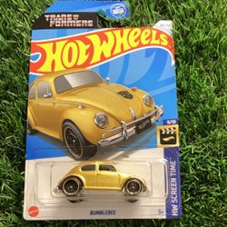 Hot Wheels Transformers Bumblebee yellow car #transformers #hotwheels #cars