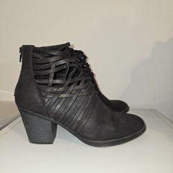 9.5 Womens Black Ankle Boots