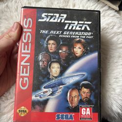 Sega Genesis Star Trek Next Generation With Case 