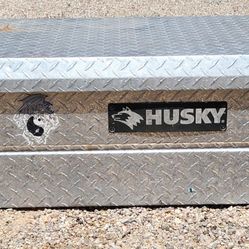 Husky brand locking truck bed tool box