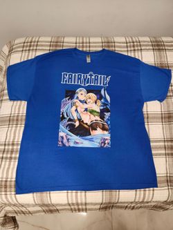 Fairy Tail Anime Graphic T-Shirt Blue