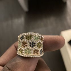 Gold Plated Levian Ring