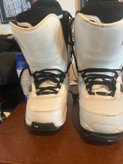Burton shaun white snowboard boots size 10