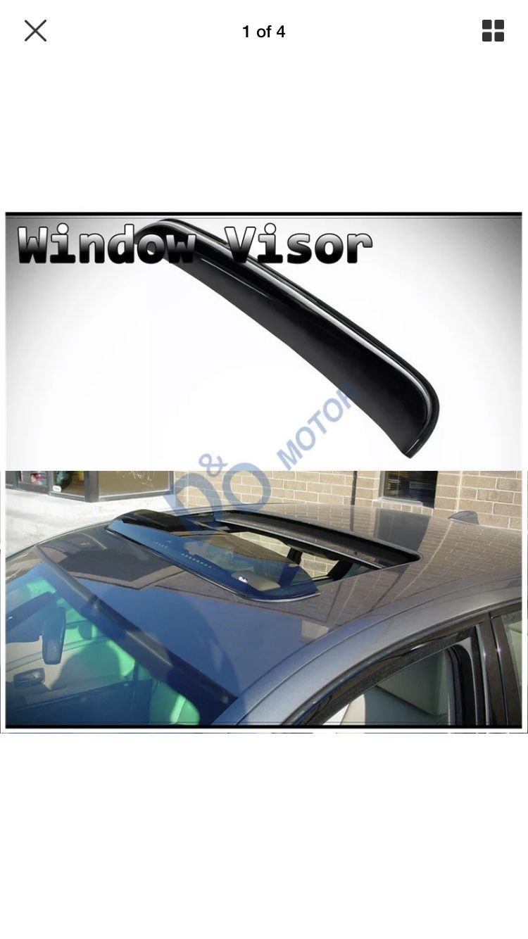 Bmw E60 moon roof visor used