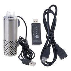 Stainless Steel USB Charging Aquariums Surfaces Skimmers For Oil Film Removal In Freshness Saltwater Tanks