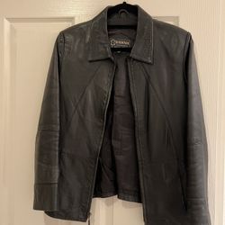 Genuine Leather Jacket. Fits Size S & M