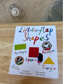Lift-the-Flap Shapes Board Book - White