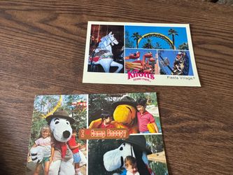 Knott's Berry Farm Vintage Postcards Set of 2