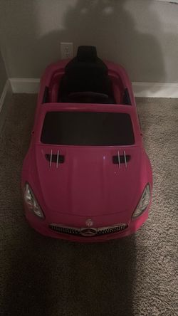 Pink electric Mercedes