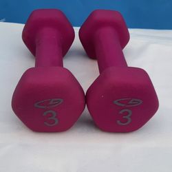3 LBS DUMBBELLS SET !!! 