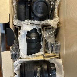 Nikon D7500 W (2) Lenses: 18-140 And 18-300