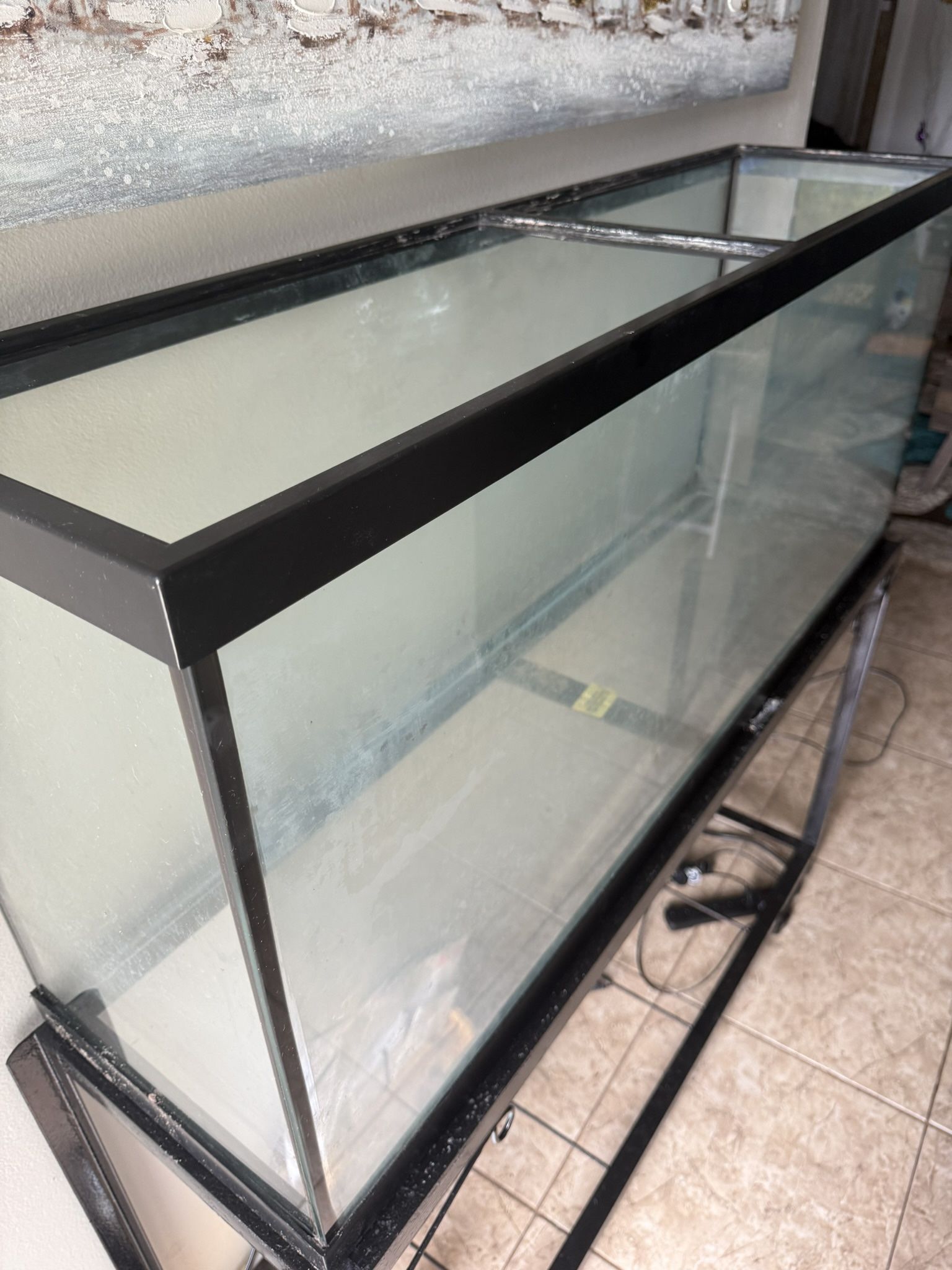 Aquarium With Stand And Lids