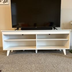 White TV Stand 