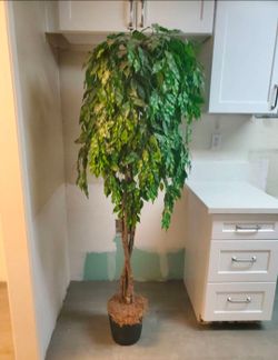 Large Artificial Ficus Tree in Pot
