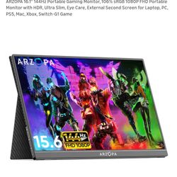 ARZOPA 16.1'' 144Hz Portable Gaming Monitor