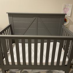 Baby Crib And Dresser Changing Table