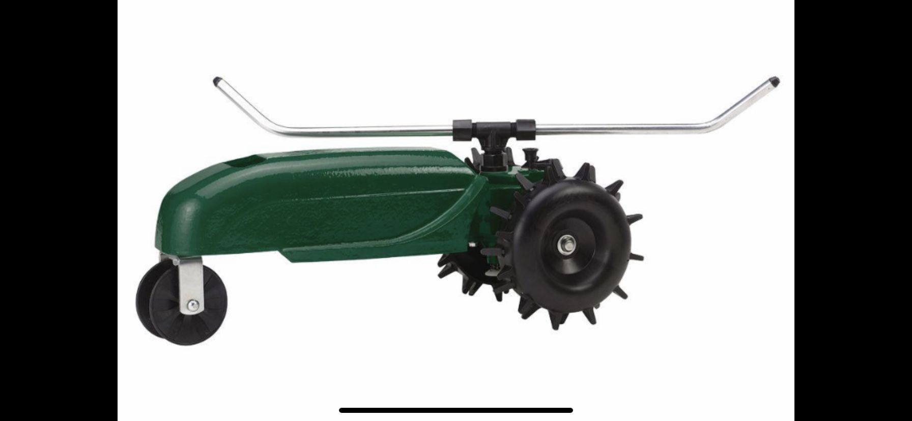 Orbit traveling cast-iron sprinkler tractor