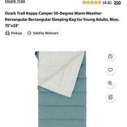 Ozark Trail Sleeping Bag
