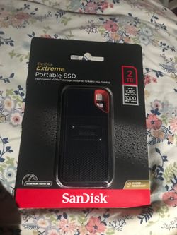 San disk Extreme portable SSD
