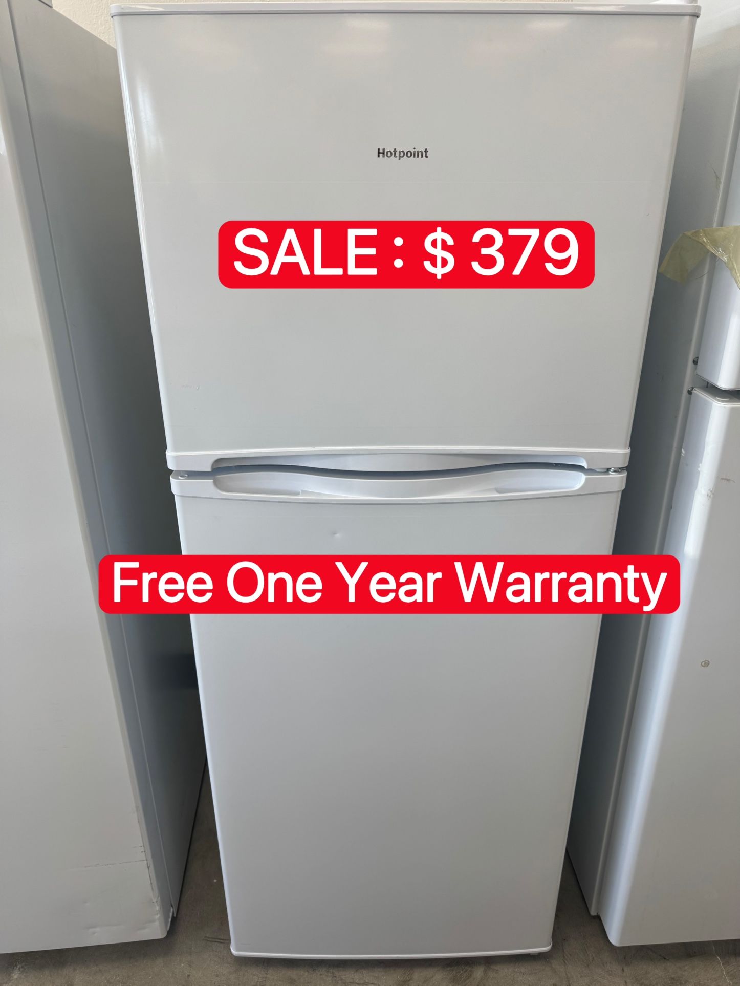 9.7 cu.ft Counter Depth top freezer refrigerator-Free One Year Warranty