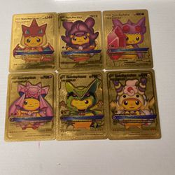 Pikachu Cosplay Pack (6 Cards)